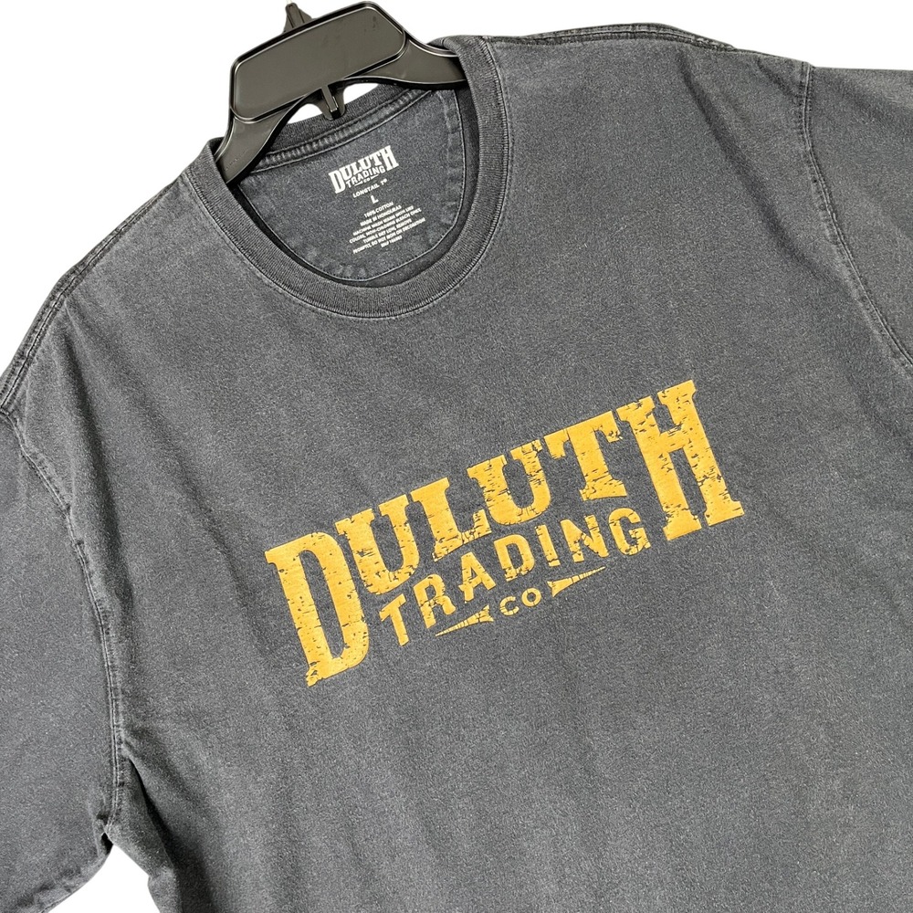Duluth Trading Longtail Shirt Mens L Gorpcore Workwear Streetwear Faded